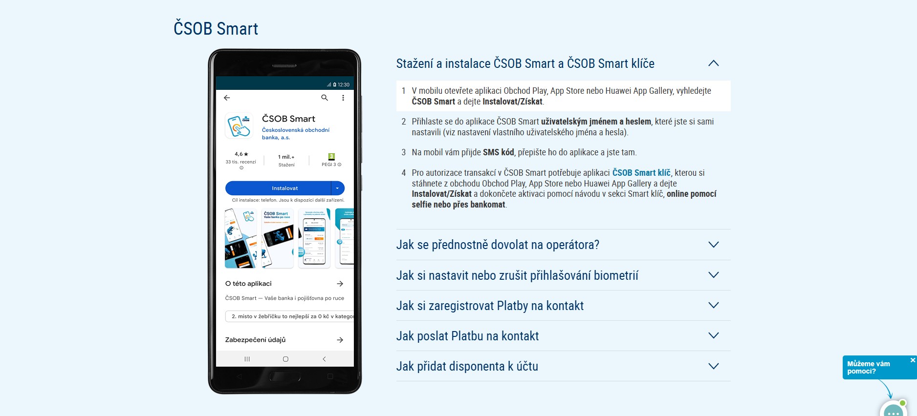 ČSOB Smart: Hodnocení a rady jak se přihlásit