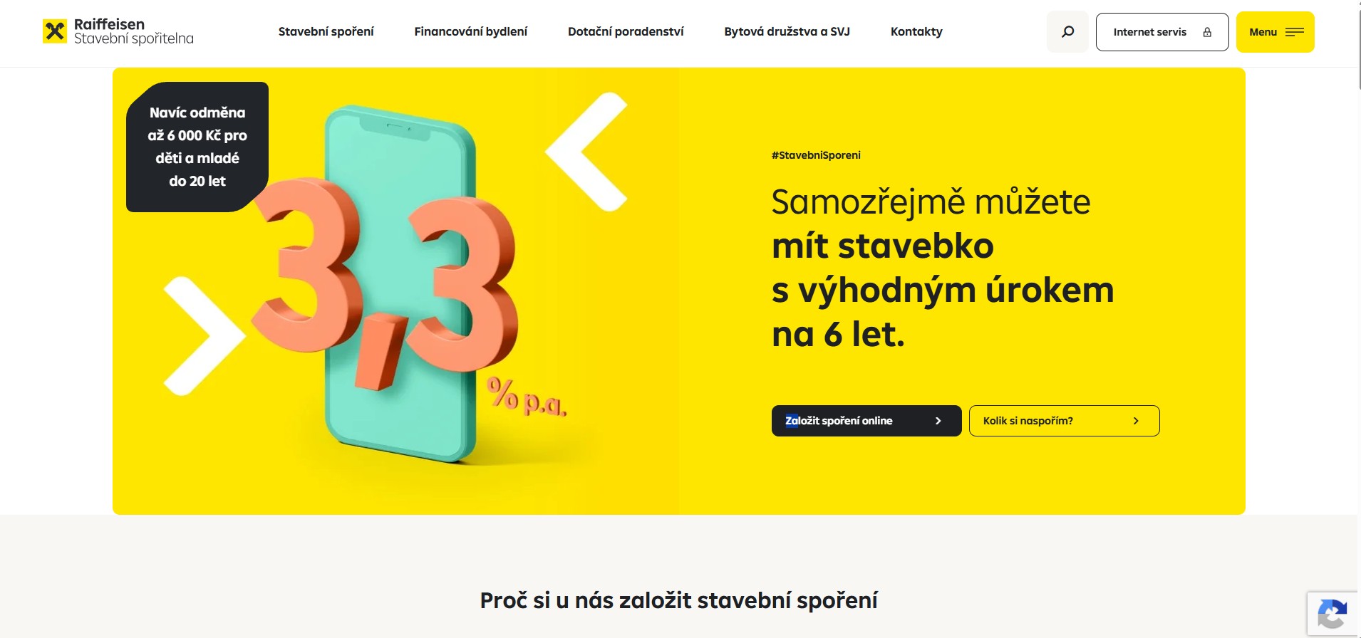 Raiffeisen stavební spořitelna spouští letní kampaň pro mladé. Slibuje bonus až 6 000 Kč