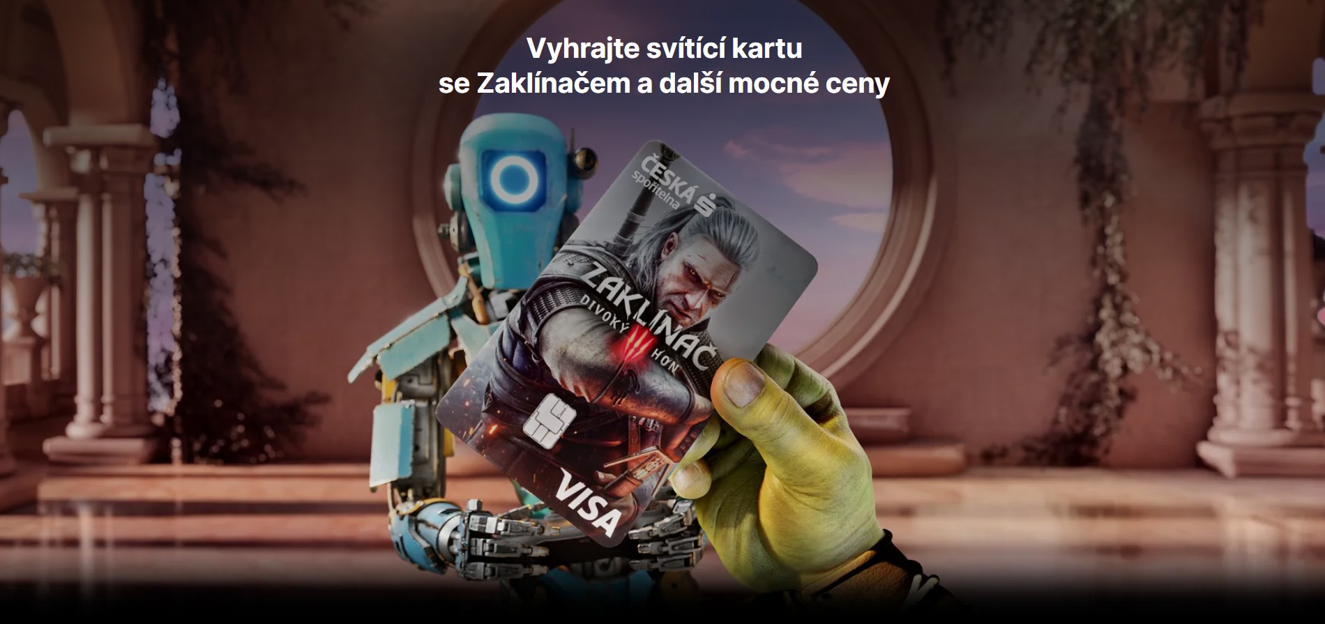 Česká spořitelna spouští zaklínačskou kampaň: Jak získat svítící kartu a herní odměny?