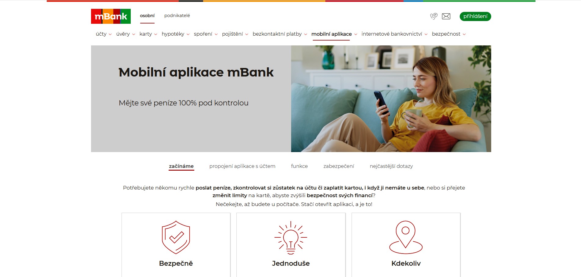 mBank odstávka: Nepůjde mobilní, ani internetové bankovnictví